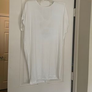 White tunic dress